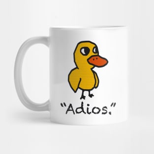 Adios yellow duck Mug